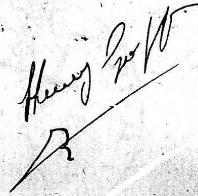 Signature Henri Goffre